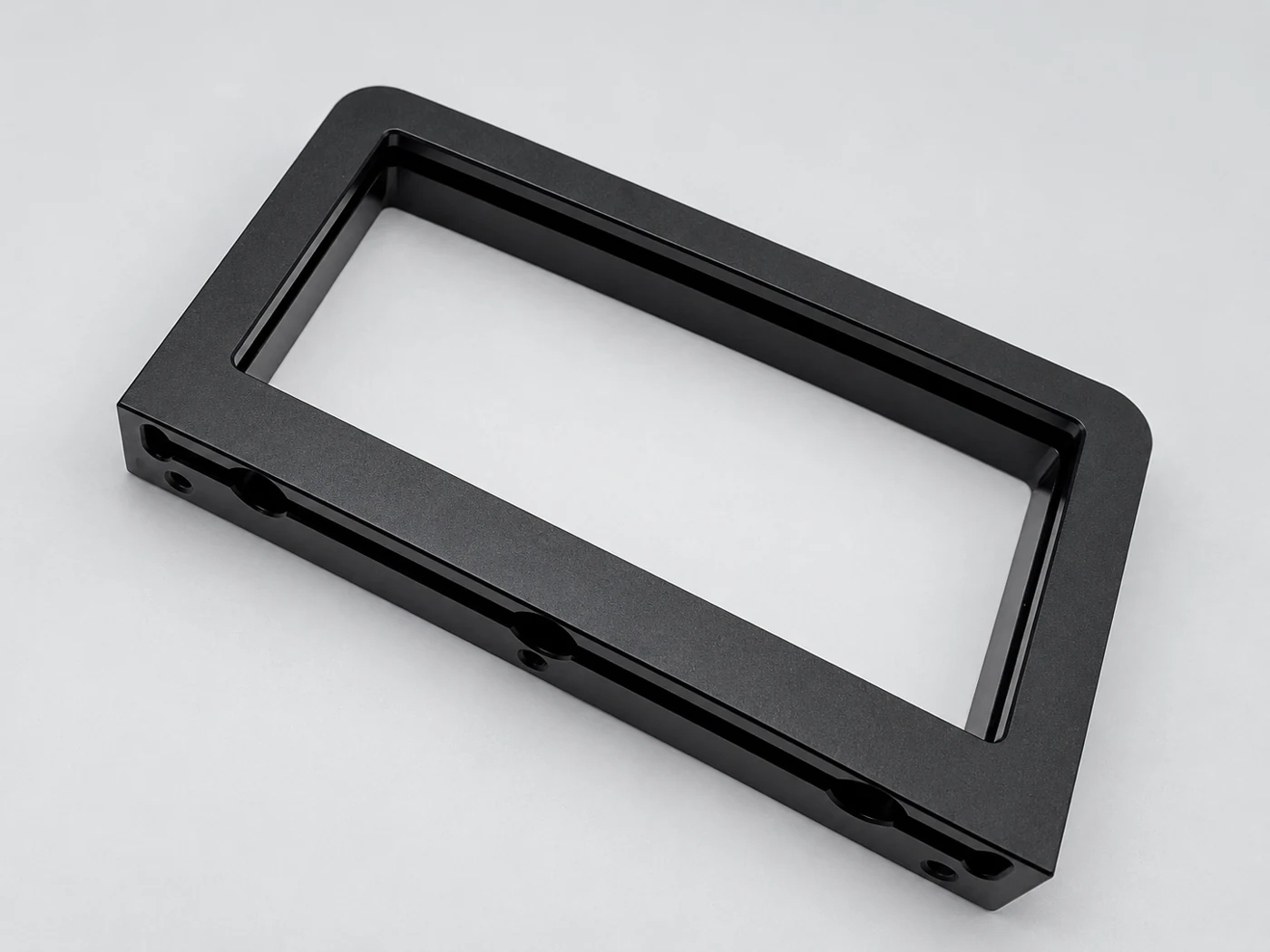 Rectangular mounting frame plate