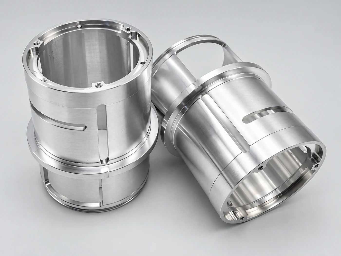 Slotted cylindrical structures