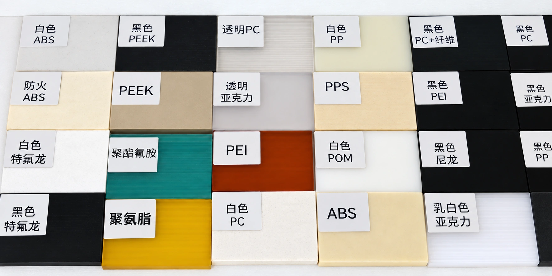 Labelled polymer samples supplied by the company
