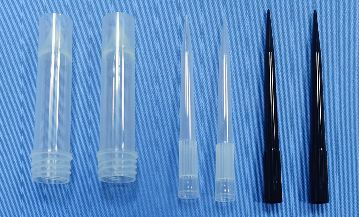 Slender moulded component samples