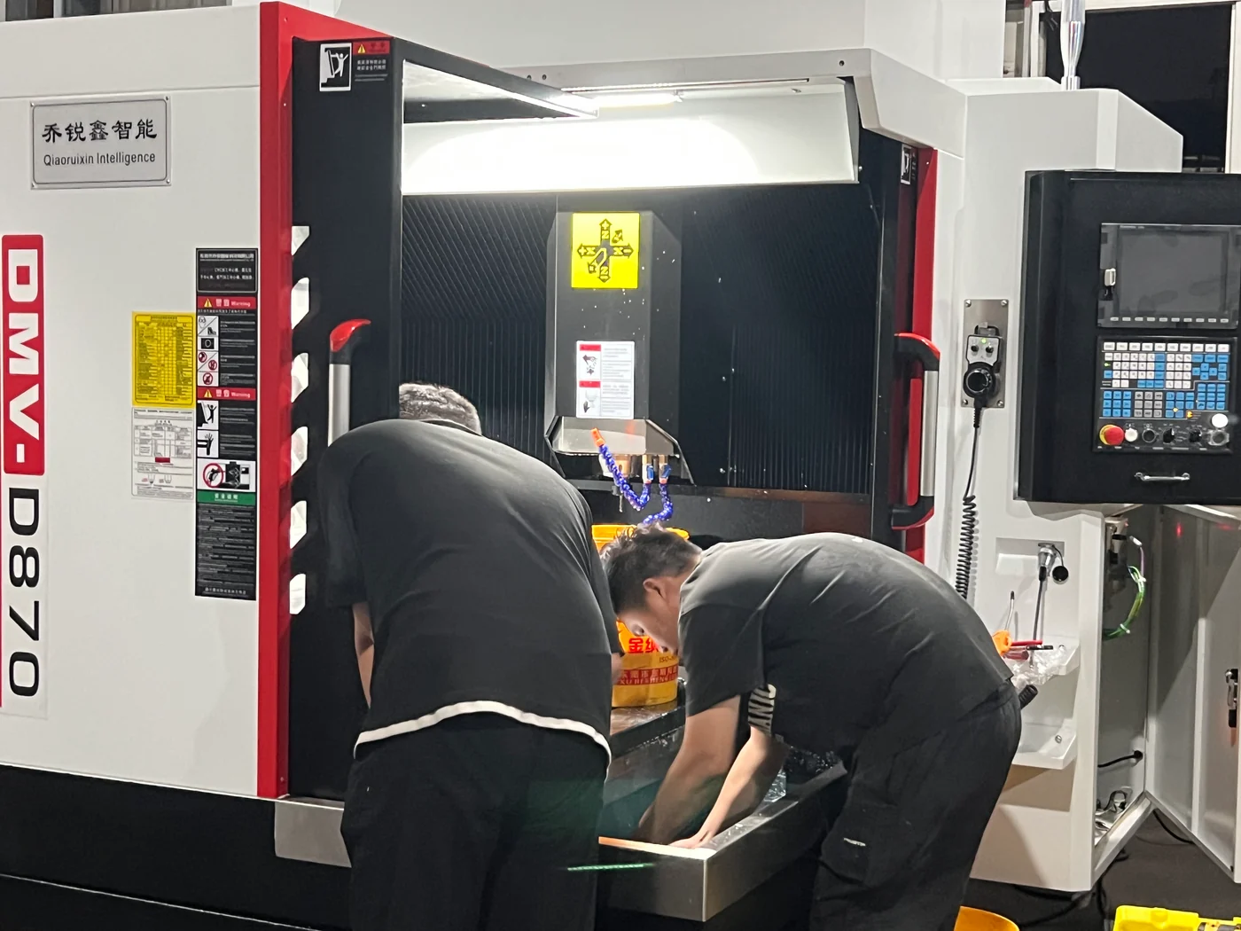 Preparation at the machining centre